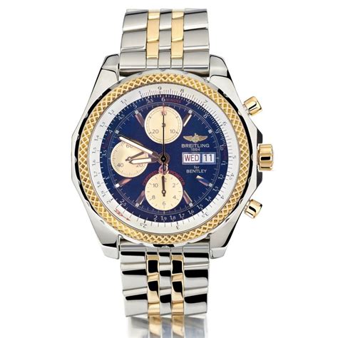 breitling bentley gt two tone|breitling bentley gt racing watch.